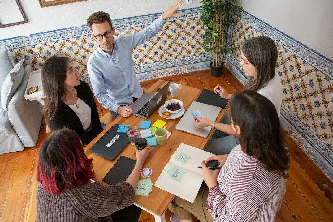 young professionals in meeting