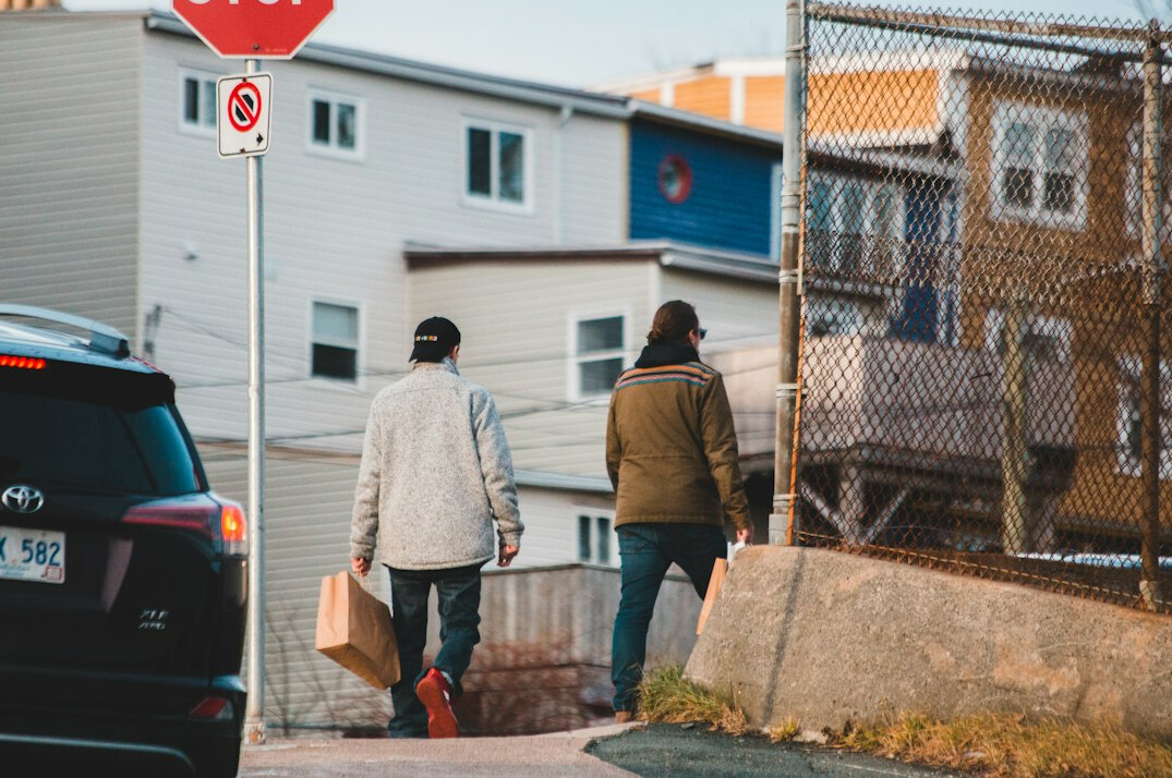 neighbors talking in crisis